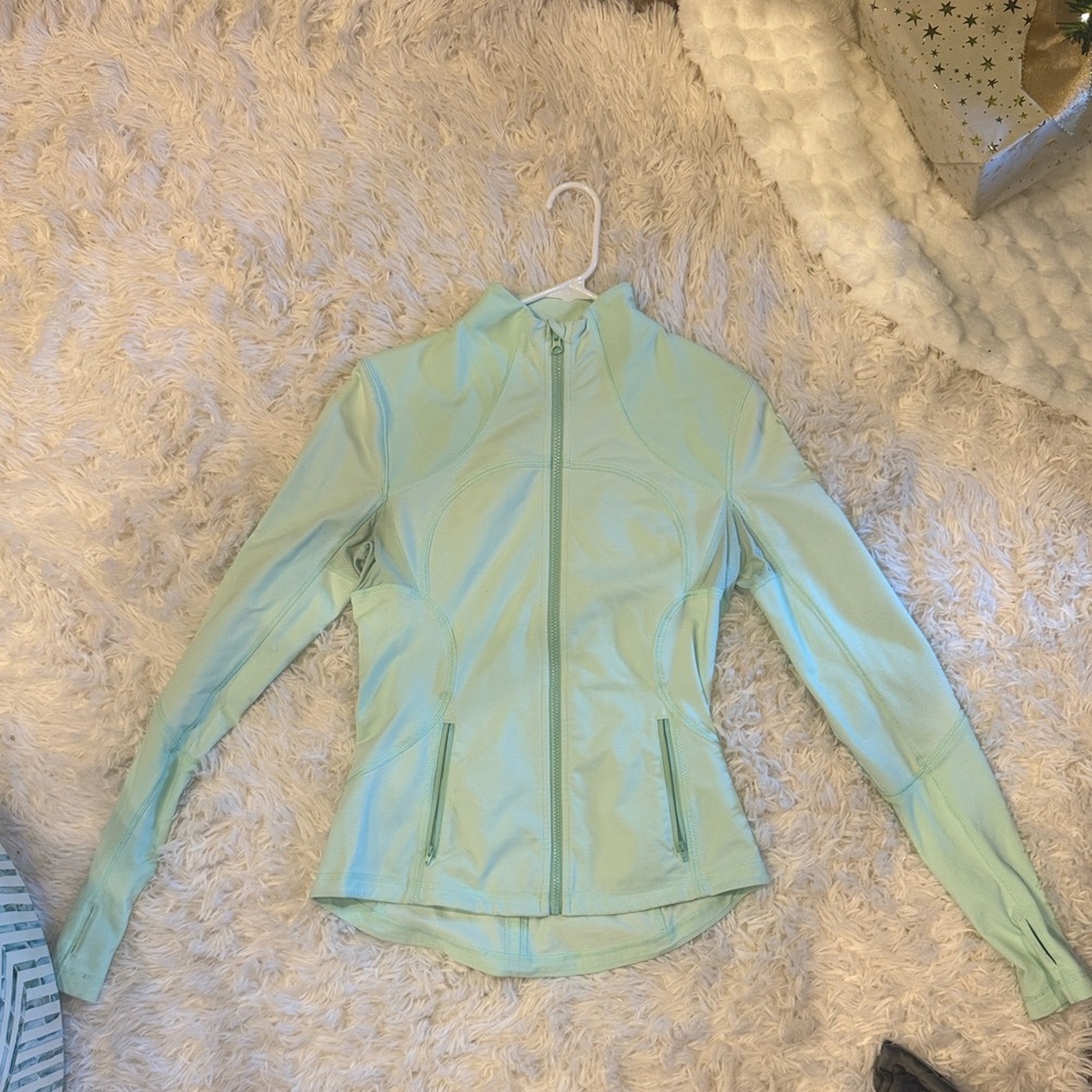 Lululemon Scuba Zip Up Jacket - Mint